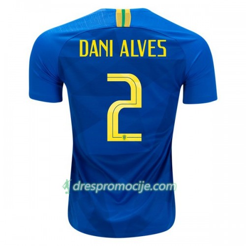 Brazil Dres Dani Alves 2 Gostujući Svjetsko prvenstvo 2018 Brazil Dres Dani Alves 2 Gostujući Svjetsko prvenstvo 2018